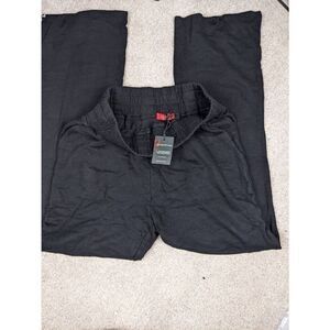 n:Philanthropy Womens Lounge Pants Elastic Waist Black Size Large NWT